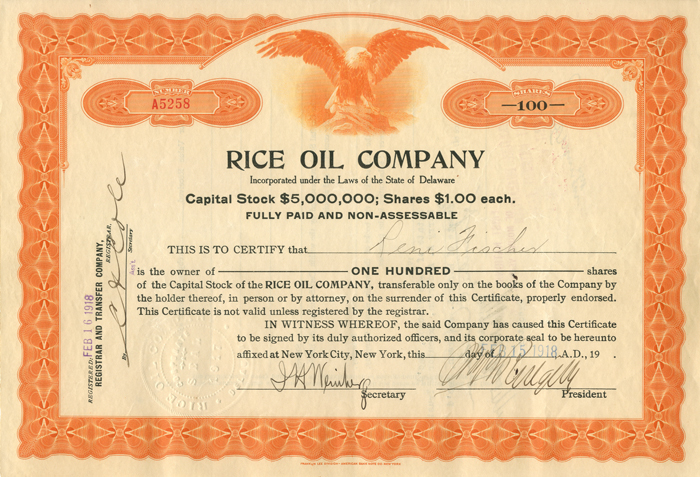 Rice Oil Co.